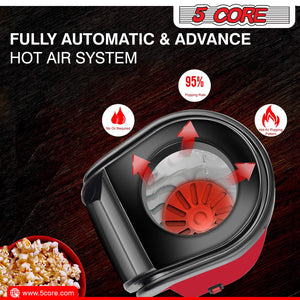 5Core Hot Air Popcorn Machine - Stylehomes.store