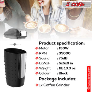 Compact Electric Coffee Grinder - Stylehomes.store