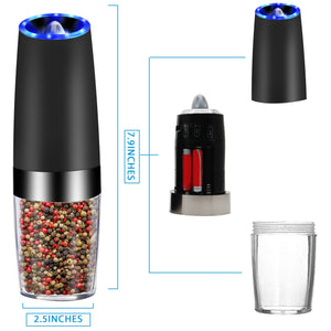 Gravity Electric Salt & Pepper Grinder - Stylehomes.store