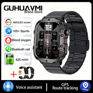 For Xiaomi Military GPS Tracker Smart Watch Men IP68 5ATM Outdoor