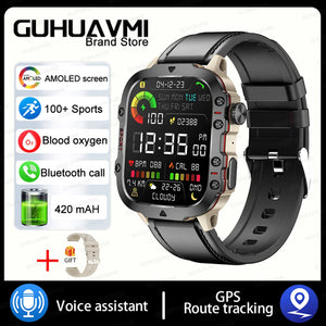 For Xiaomi Military GPS Tracker Smart Watch Men IP68 5ATM Outdoor