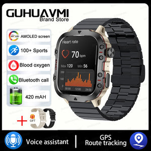 For Xiaomi Military GPS Tracker Smart Watch Men IP68 5ATM Outdoor