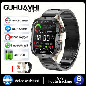 For Xiaomi Military GPS Tracker Smart Watch Men IP68 5ATM Outdoor