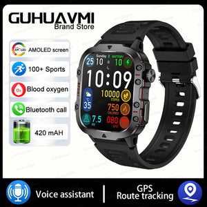 For Xiaomi Military GPS Tracker Smart Watch Men IP68 5ATM Outdoor