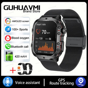 For Xiaomi Military GPS Tracker Smart Watch Men IP68 5ATM Outdoor