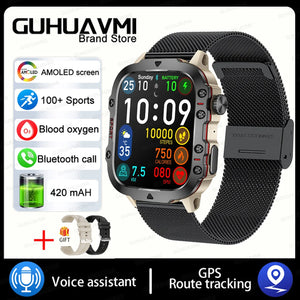 For Xiaomi Military GPS Tracker Smart Watch Men IP68 5ATM Outdoor