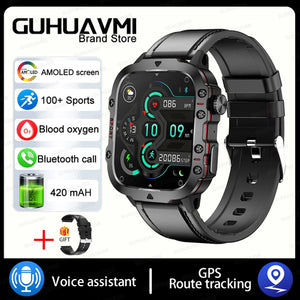 For Xiaomi Military GPS Tracker Smart Watch Men IP68 5ATM Outdoor