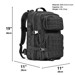 Tactical 45L Molle Rucksack Backpack