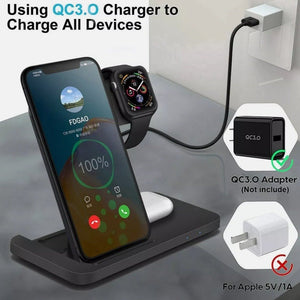 3 in1 Wireless Charging Station - Stylehomes.store