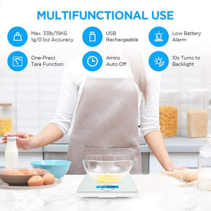 USB Rechargeable Food Scale - Stylehomes.store