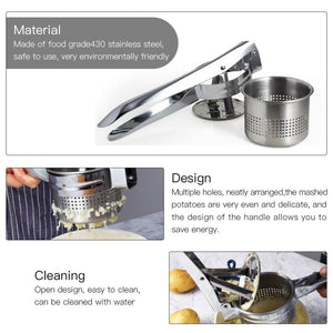 Premium Stainless Steel Food Presser - Stylehomes.store